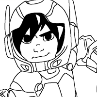 Hiro coloring page
