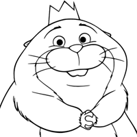 King George coloring page