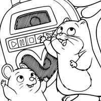 Hoppers coloring page