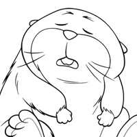 Hoppers coloring page