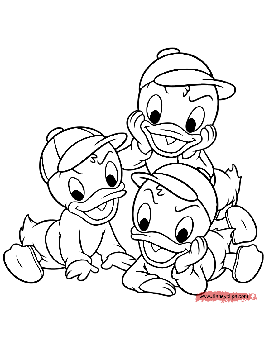 Disney s Ducktales Coloring Pages Disneyclips