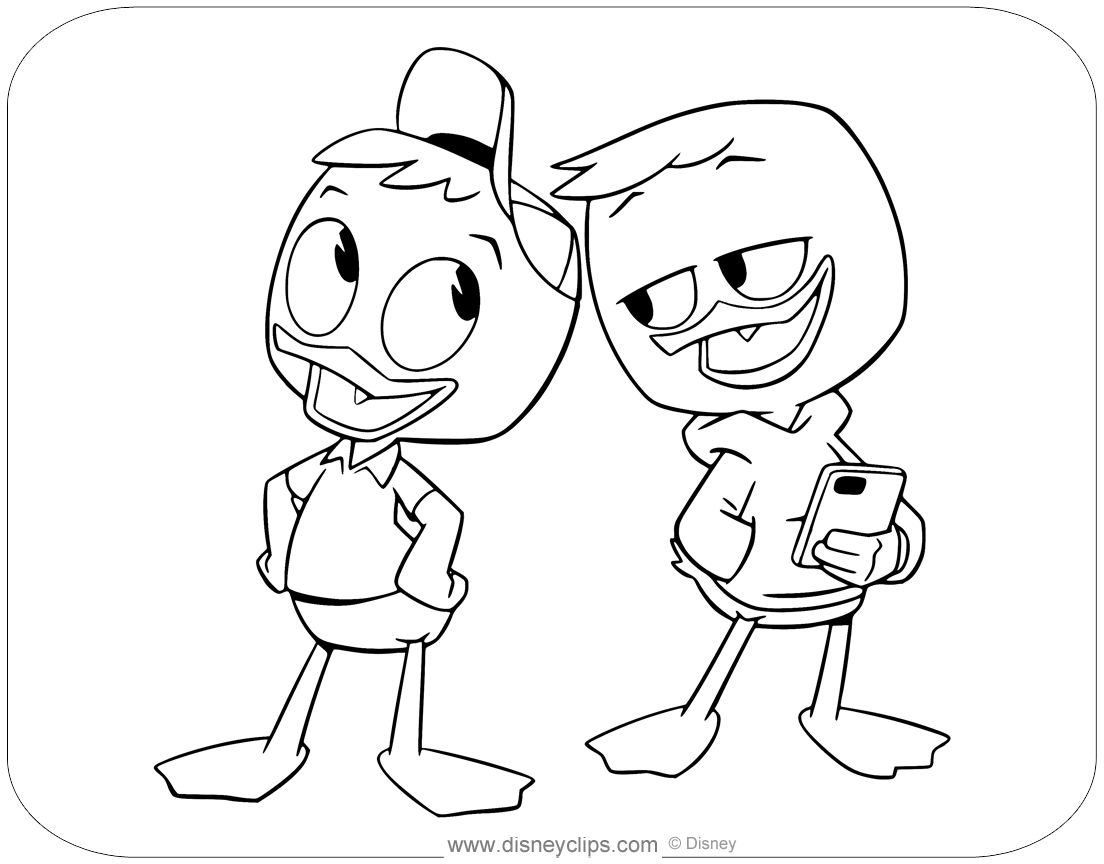 Webby Ducktales Coloring Pages - Taberu Wallpaper