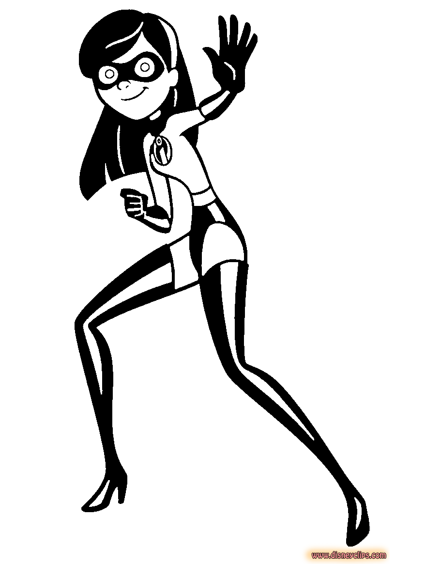 Download The Incredibles Coloring Pages | Disneyclips.com