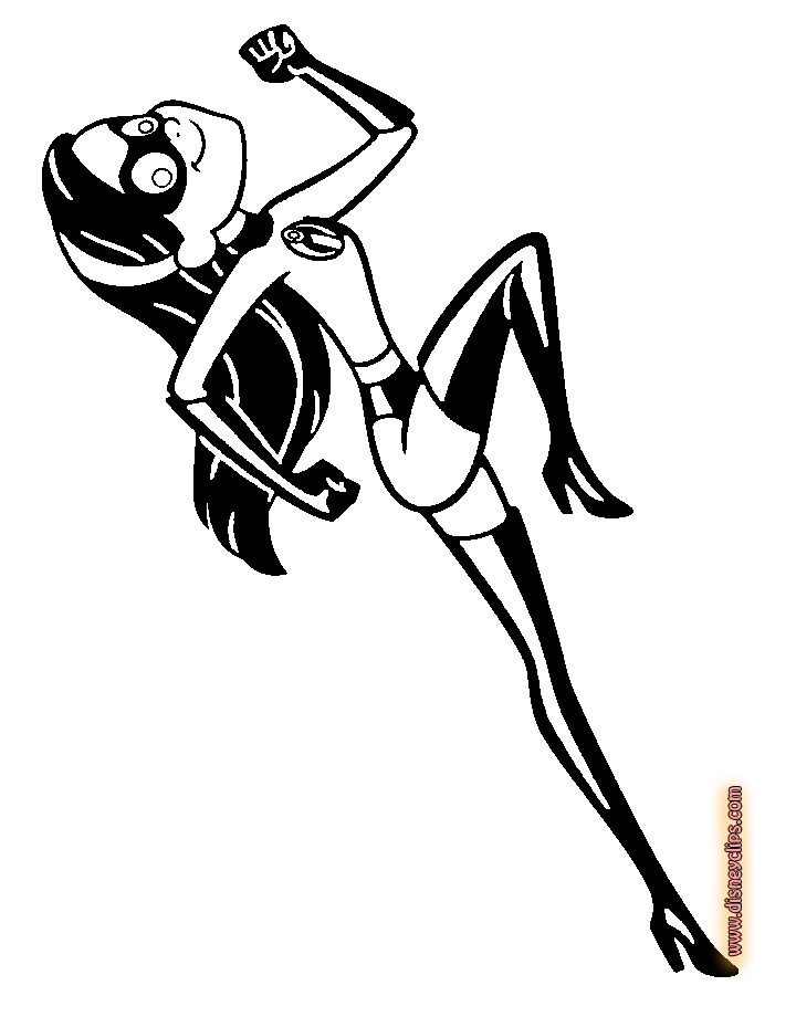 The Incredibles Coloring Pages | Disneyclips.com