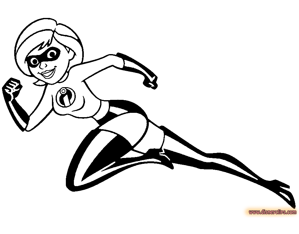 The Incredibles Coloring Pages | Disneyclips.com
