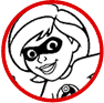 Elastigirl coloring page