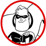 Mr. Incredible coloring page