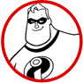 Mr. Incredible coloring page