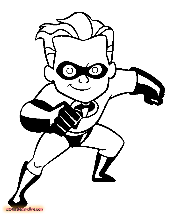 The Incredibles Coloring Pages 2 | Disneyclips.com