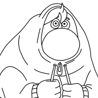 Inside Out 2 Embarrassment coloring page