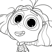 Inside Out 2 coloring page