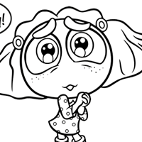 Inside Out 2 Envy coloring page