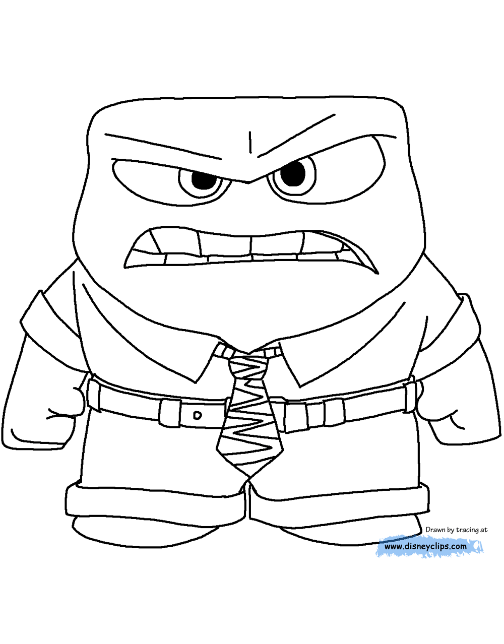 Printable Inside Out Characters Coloring Pages