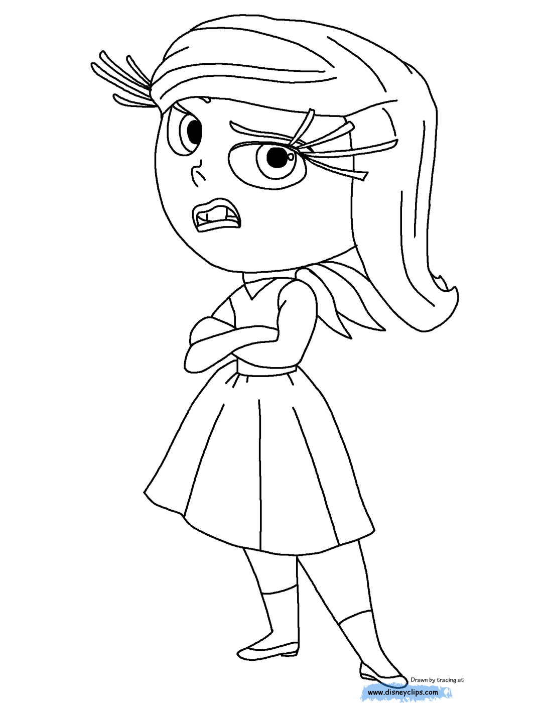 sadness from inside out coloring pages - photo #26