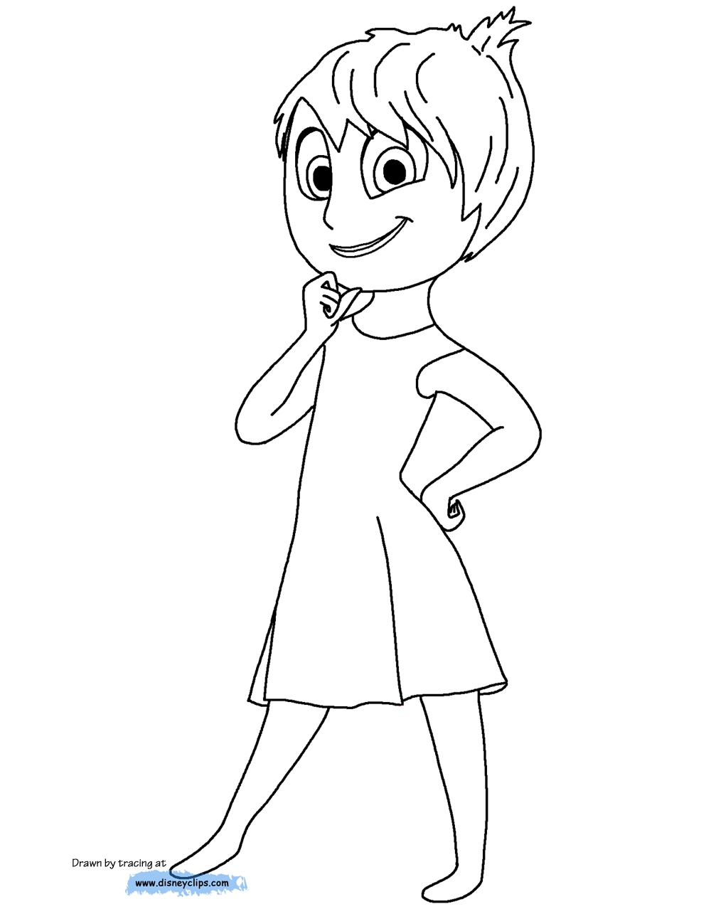 Inside Out Coloring Pages   Disneyclips.com