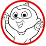 Jack-Jack coloring page