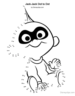 Incredibles 2 dot to dot
