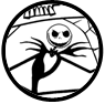 Jack Skellington coloring page