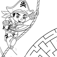 Jake and the Neverland Pirates maze