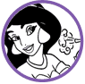 Jasmine coloring page