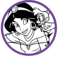 Aladdin coloring page
