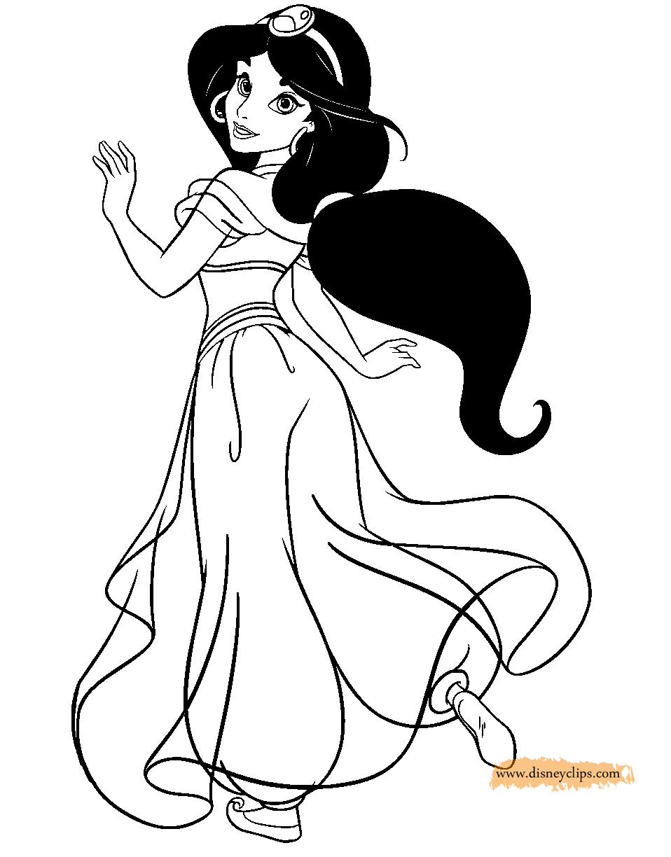 Baby Jasmine Coloring Pages