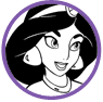 Jasmine coloring page