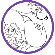 Aladdin coloring page