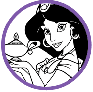 Jasmine coloring page