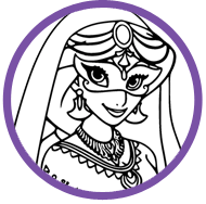 Aladdin coloring page