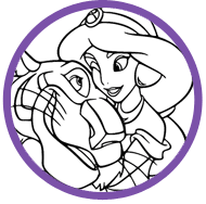 Aladdin coloring page