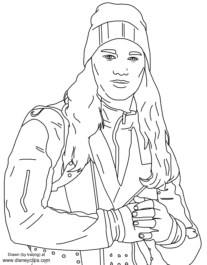 Jay Descendants 2 Coloring Page Descendants Coloring Pages Coloring ...