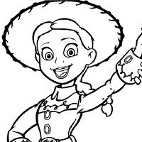 Jessie coloring page