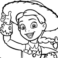 Jessie coloring page