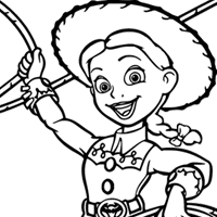 Jessie coloring page