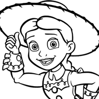Jessie coloring page