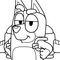 Bingo coloring page