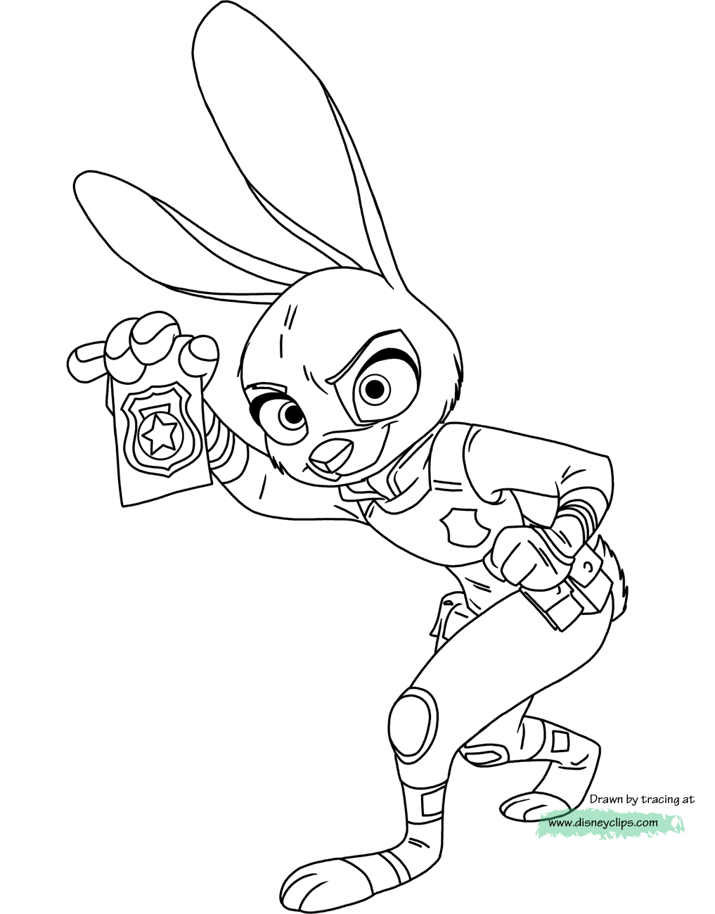 Zootopia Coloring Pages   Disneyclips.com