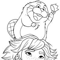 Hoppers coloring page
