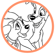 Lady coloring page