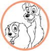 Lady and Tramp coloring page