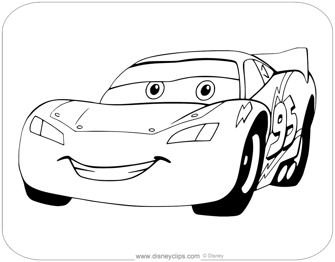 Disney Pixar's Cars Coloring Pages   Disneyclips.com