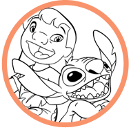 Lilo & Stitch coloring page