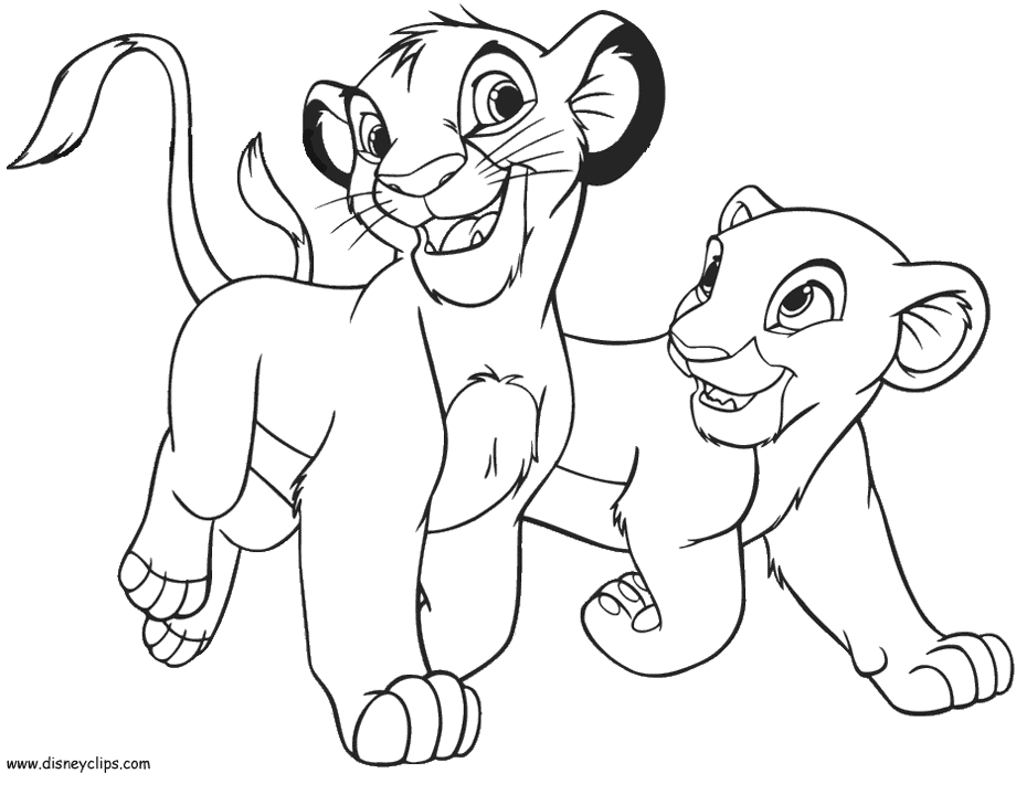 Download Coloring Book Lion King