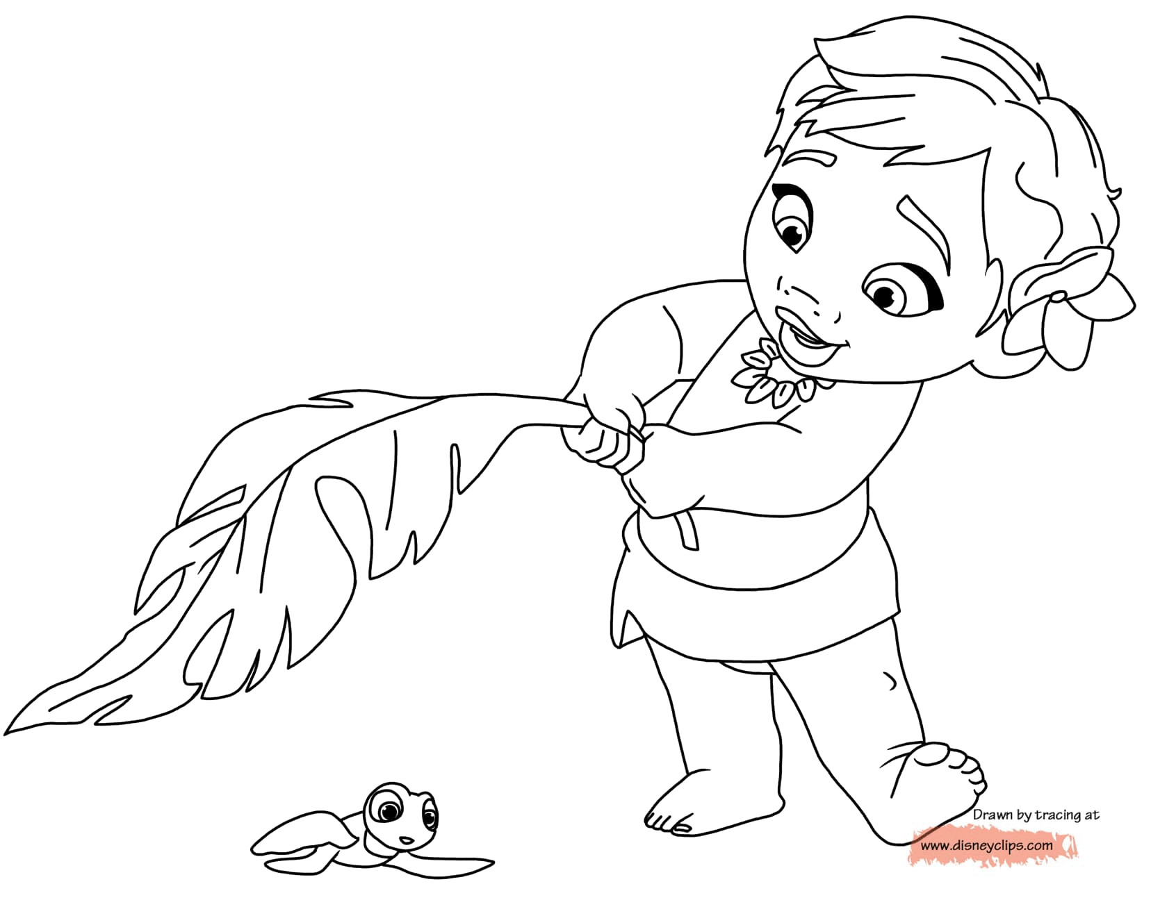 Disney's Moana Coloring Pages | Disneyclips.com