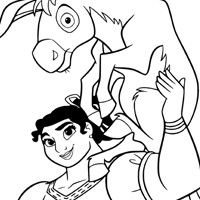 Luisa coloring page