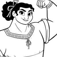 Luisa coloring page