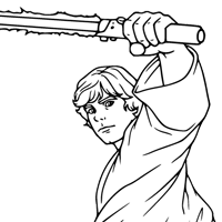 Star Wars coloring page