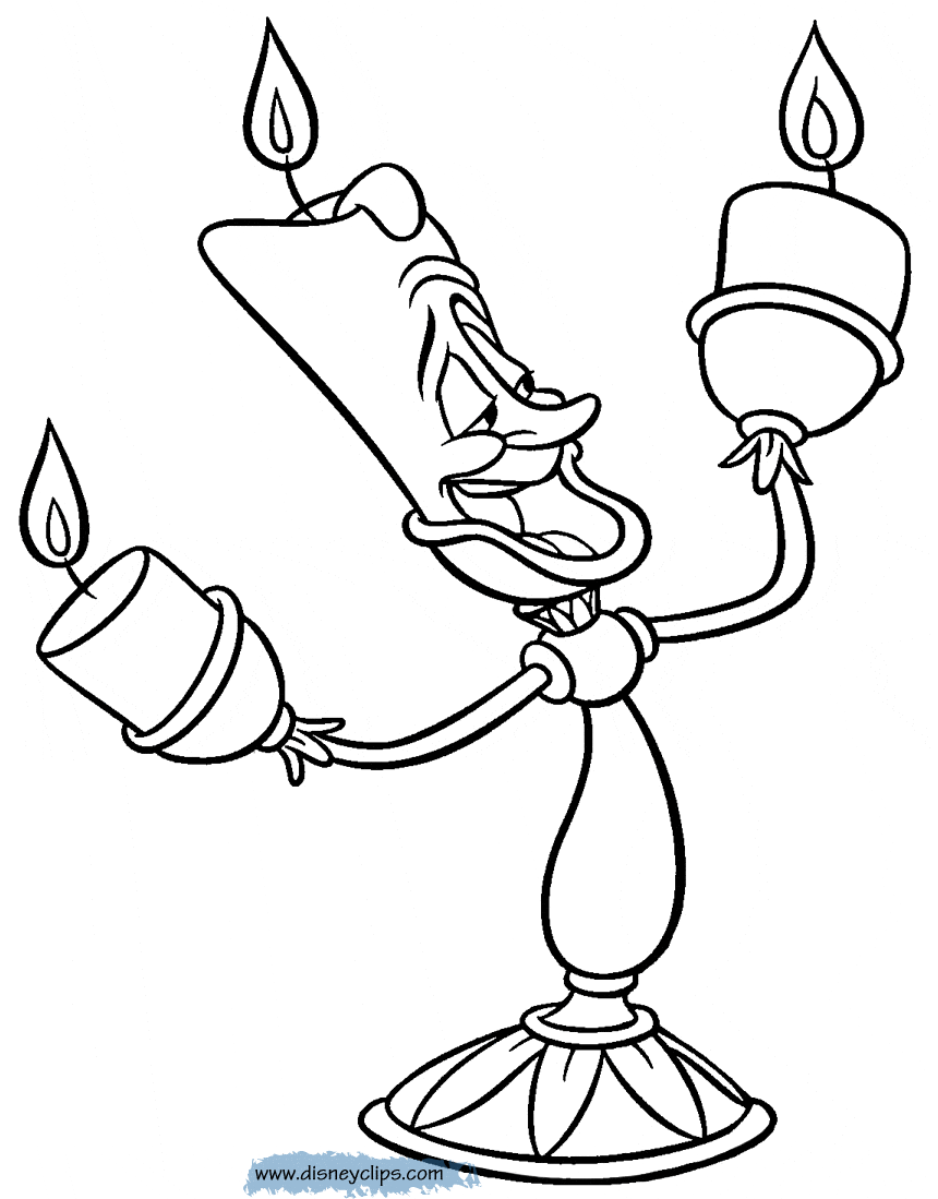coloring page Lumiere Duster