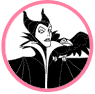 Maleficent and Diablo coloring page
